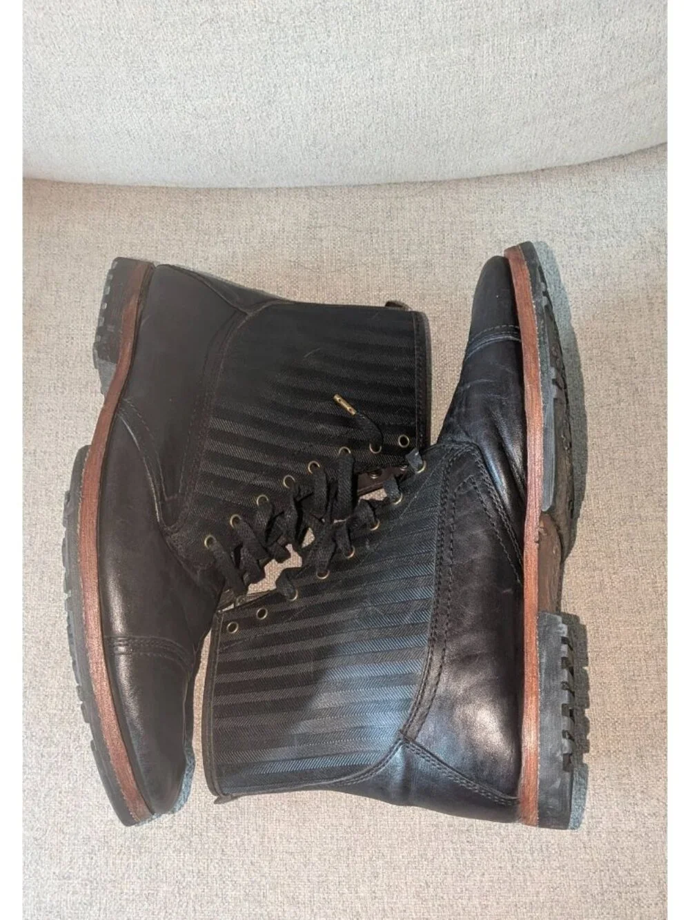 Timberland Boot Company Boots Bardstown Cap toe Boots sz 11 black leather